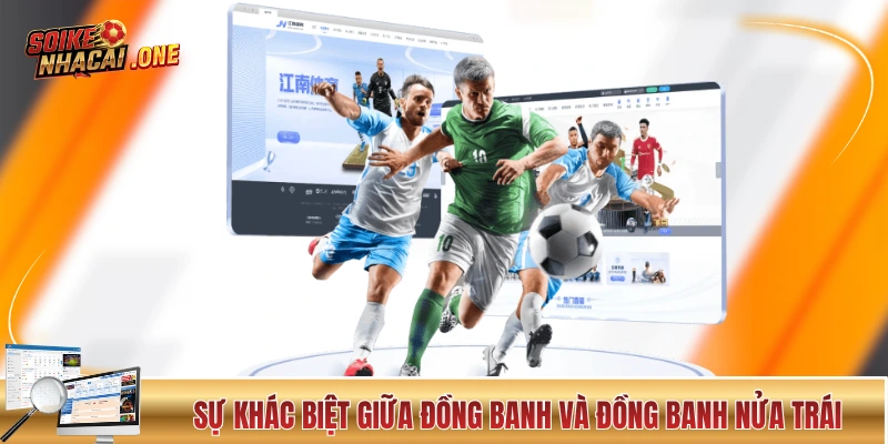 So sánh sự khác biệt giữa đồng banh và đồng banh nửa trái