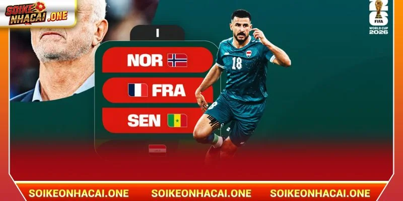 Iraq bước vào World Cup 2026 tại bảng I đầy khắc nghiệt.