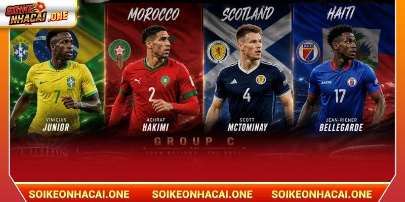 Lịch thi đấu rất rõ ràng của đội tuyển Maroc tại World Cup 2026.
