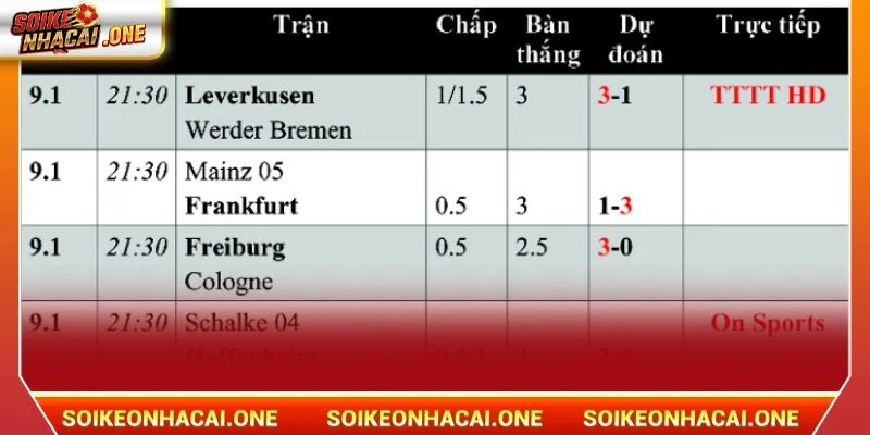Soi Kèo Bundesliga: Kèo Cá Độ Xanh Chín HOT nhất 2026 Soi kèo Bundesliga cần đọc hiểu kèo chuẩn xác.
